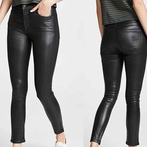 Citizens of humanity coated leather look rocket high rise skinny 26